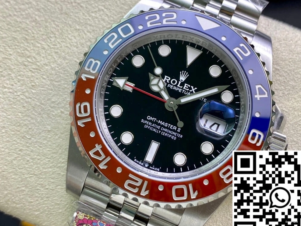 Black Clean Dial Rolex Master Factory M126710BLRO-0001 II GMT 0508